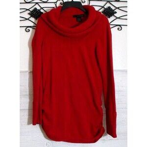 Calvin Klein Jeans Pullover Sweater Women's Size M Red Long Sleeve